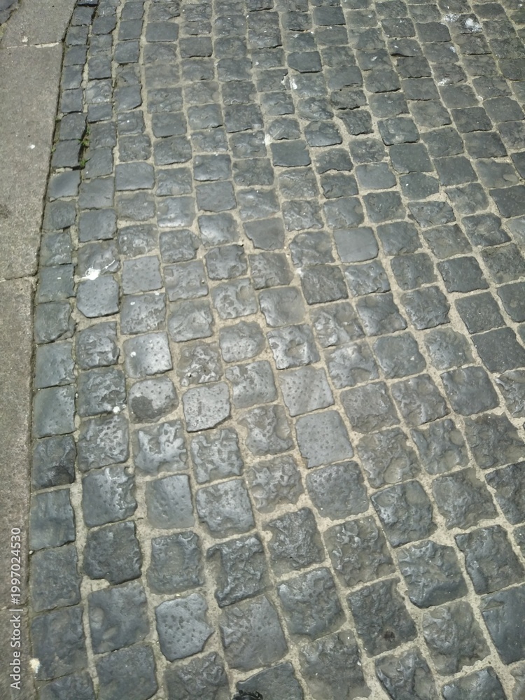 Fototapeta premium pavimentazione in sampietrini