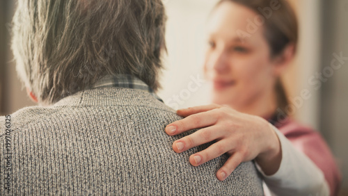 Fotografie Nursing support for elderly patients