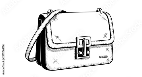 black leather bag