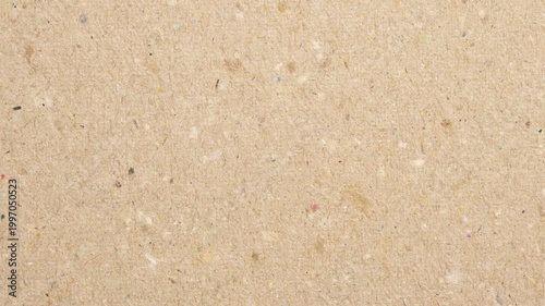 Old brown recycle cardboard kraft paper texture background stop motion