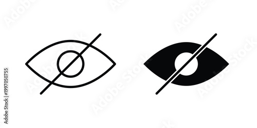 Sensitive content icon on white background editable stroke and solid flat.