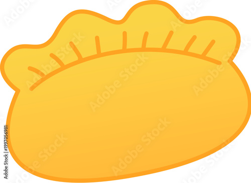 Dumpling in yellow