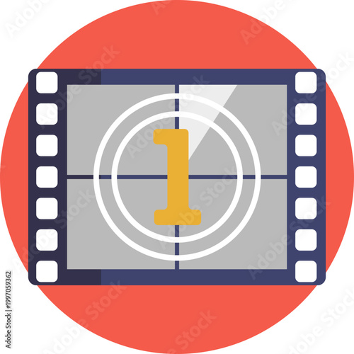 A timer-style icon showing descending numbers or a circular progress indicator, representing a countdown before recording or playback begins.