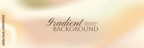 Soft beige background with subtle gradation and silky texture, flowing gradient shapes in beige style, minimal off look with clean gradation and gradient.