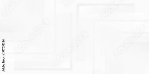 Technology banner design with white and grey arrows. Abstract geometric vector background