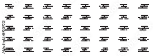 set of abstract geometric Chinese clouds, vector Traditional asian Japan liquid line cloud shape pattern collection, element icons, new year design cards, poster, banner, pattern, advertisement