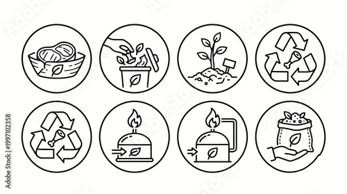 Islamic Qurban Process Icons