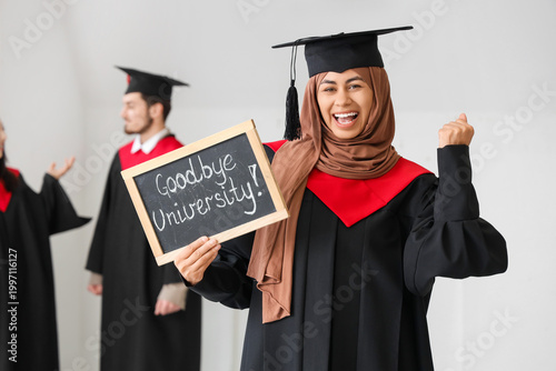 Muslim female graduate stud...