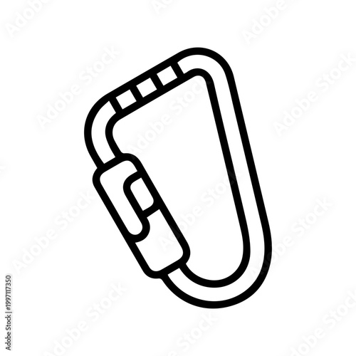Carabiner Clip Icon