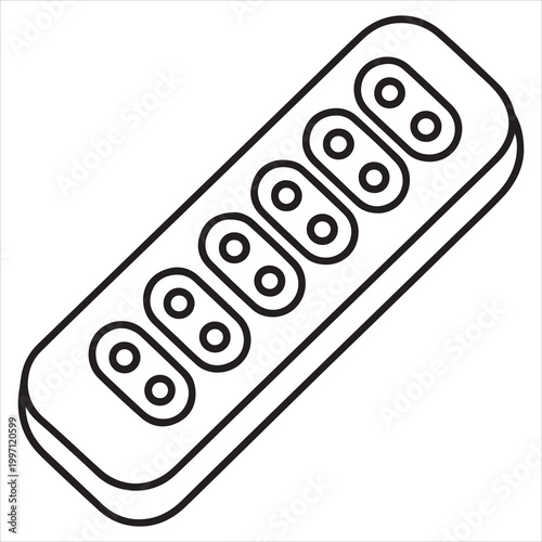 Remote control with numbered buttons for electronic devices