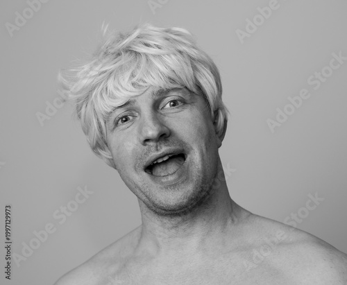 portrait of a senior man. Male. Emotion man face. Male. Portrait. Emotional. Funny face