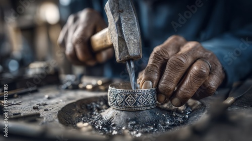 Yemeni Silversmiths Craft Unique Jewelry with Skilled Hands