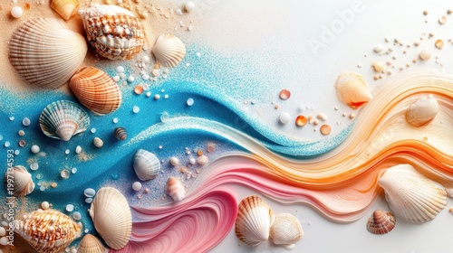 seashells background