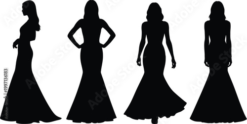 Silhouette Of Female Figure