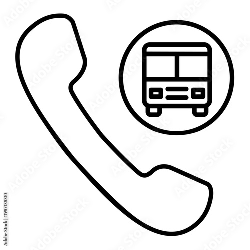 Bus icon vector. Public transport Illustration sign. Bus stop symbol. Bus station logo. Bus route web icon.