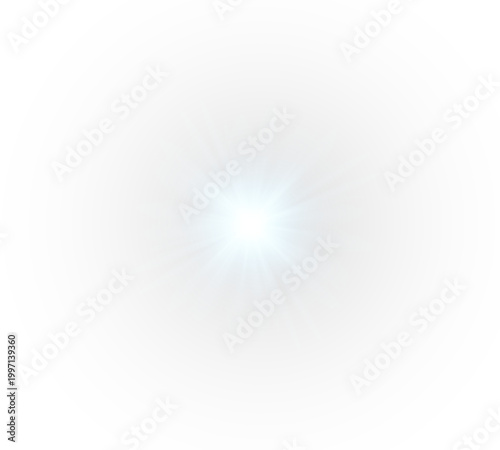 Bright glowing colored stars sparkle light flare magical radiant abstract PNG fantasy background illustration design.