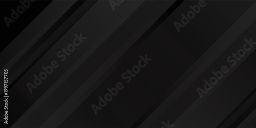 Black abstract background. Elegant dark diagonal shape elements.