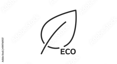 Eco leaf logo symbol icon green.