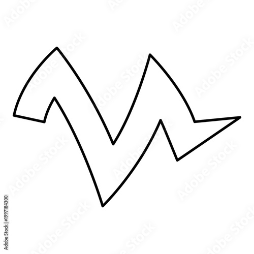 Vegetable peel leftover contour outline line icon black color vector illustration image thin flat style