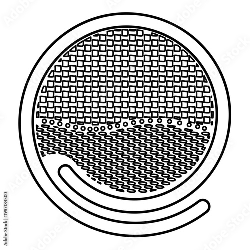 Sushi Japanese food contour outline line icon black color vector illustration image thin flat style