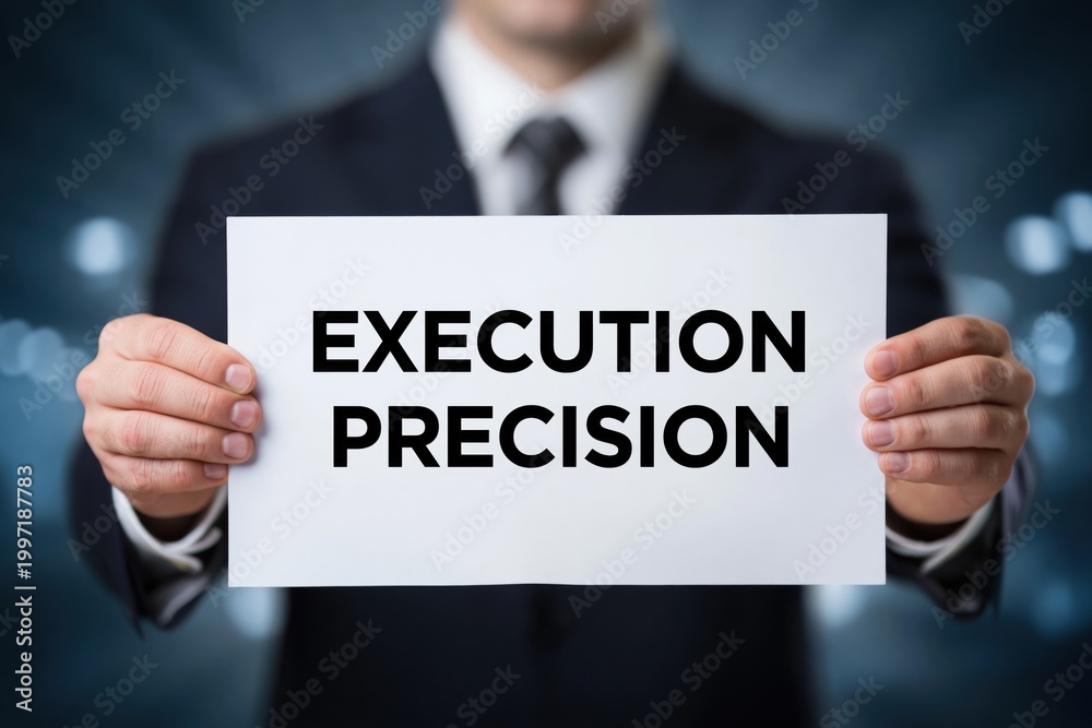 Obraz premium The importance of execution precision in achieving goals