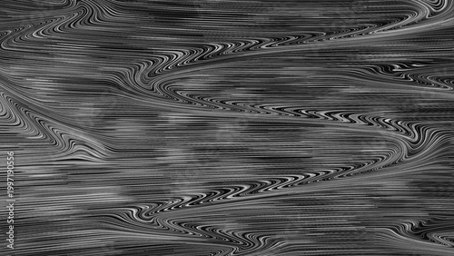 Foto Illustration of a stream of jet black ink poured into liquid silver water