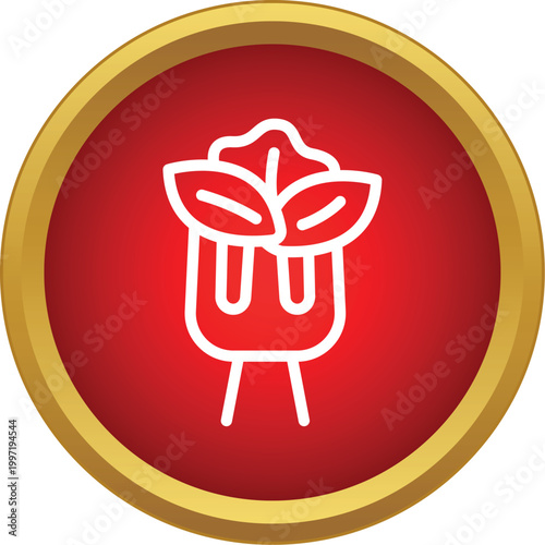 Kebab grill icon representing street food or fast food