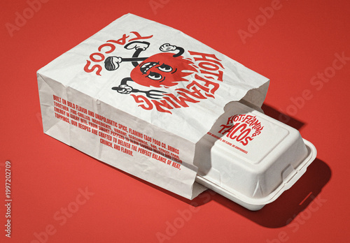Takeout Food Packaging Mockup
