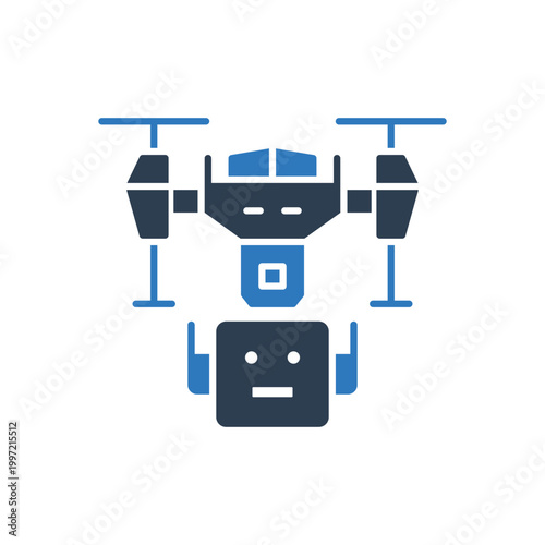 Drone Robot Icon