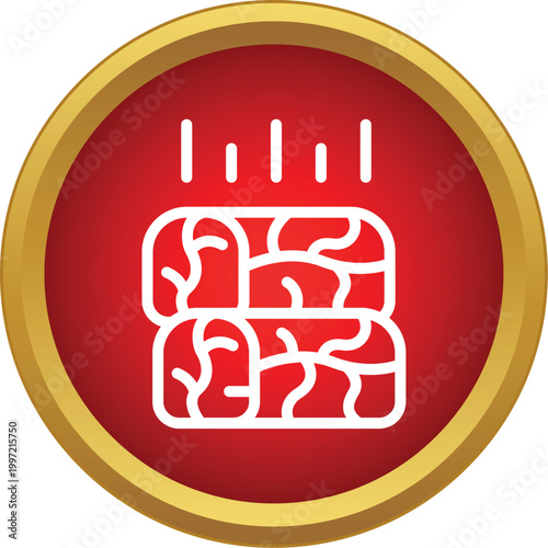 Cracked earth icon representing drought, water shortage, and climate change effects