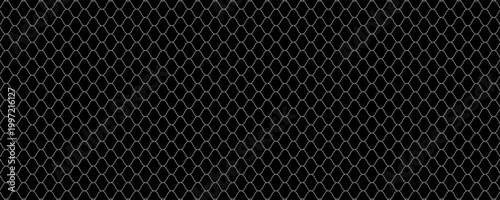 Net texture pattern on black background. Net texture pattern for backdrop and wallpaper. Realistic net pattern with black squares. Geometric background, vector illustration