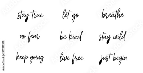 Abstract white raindrop icons on black background