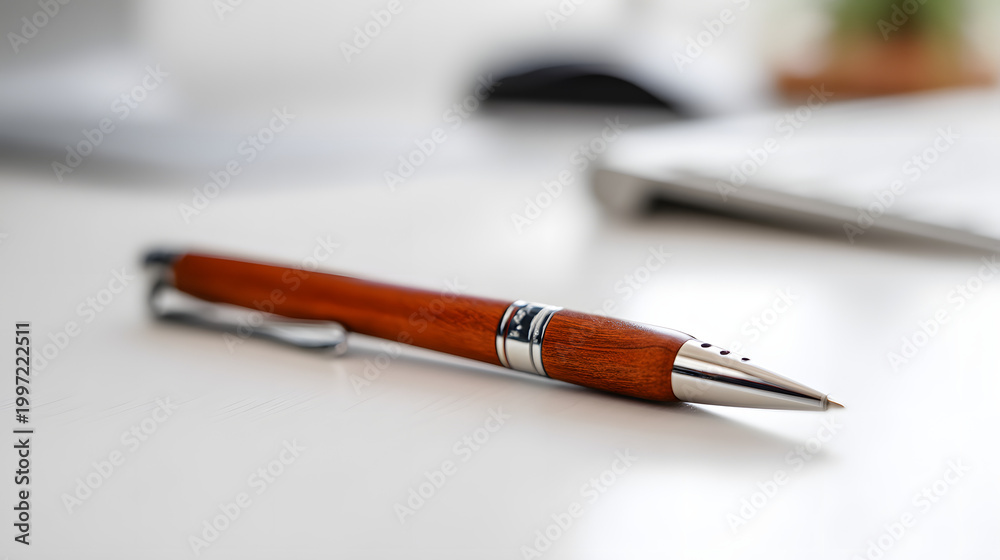 Fototapeta premium Wooden Fountain Pen