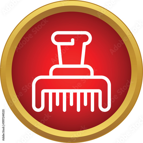 Honey scraper tool icon representing beekeeping and honey harvesting