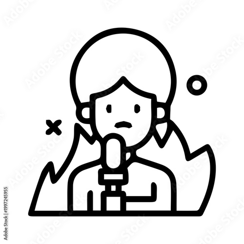 News Reporter On Fire