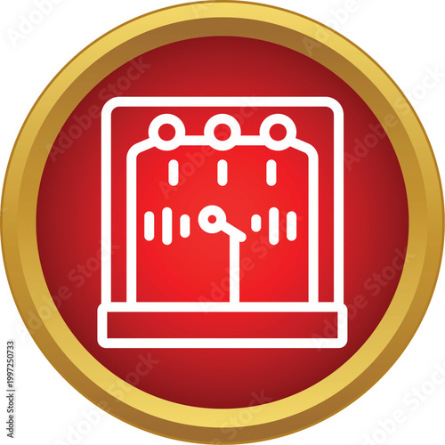 Electronic mixer operating various sound adjustment levels and controls