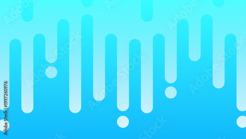 ブルーグラデーションの液体抽象背景デザイン素材