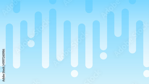 水色グラデーションの液体抽象背景デザイン素材