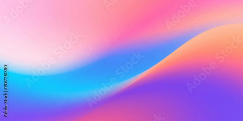 A vibrant symphony of colors swirls in a smooth, gradient composition, creating a visually captivating backdrop of abstract artistry. 