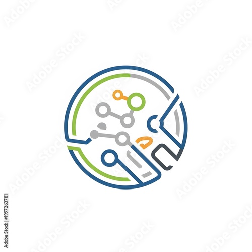 Innovation Technology Network Connection Symbol.