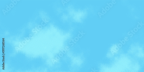 retro comic blue dot background raster gradient halftone, stock vector illustration eps 10