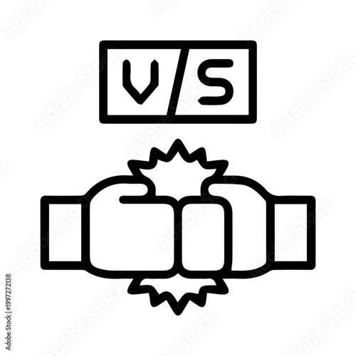 Boxing Match Icon