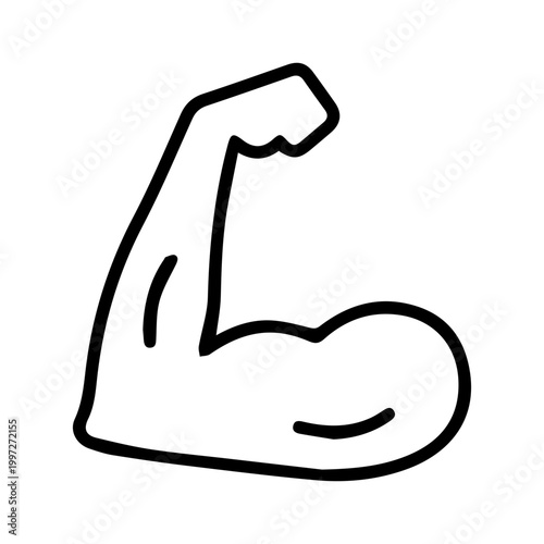 Flexing Muscle Icon