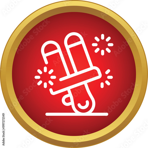 Fireworks creating sparks for celebration, party, or holiday