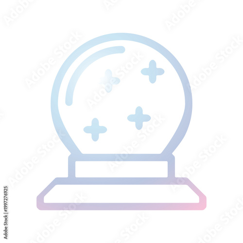 Magic Ball icon design template