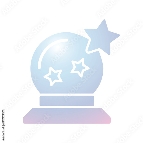Magic Ball icon design template