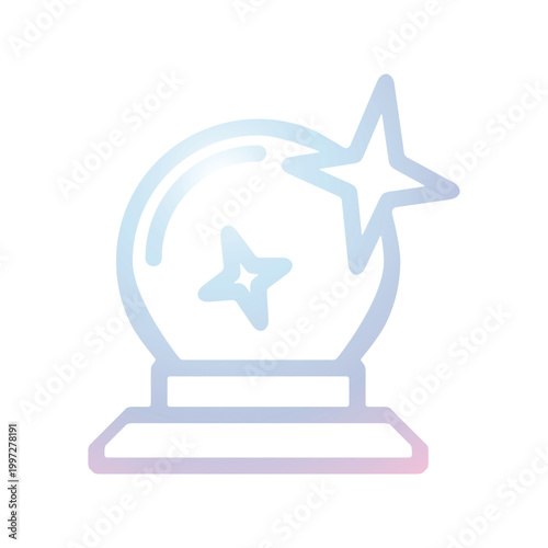 Magic Ball icon design template
