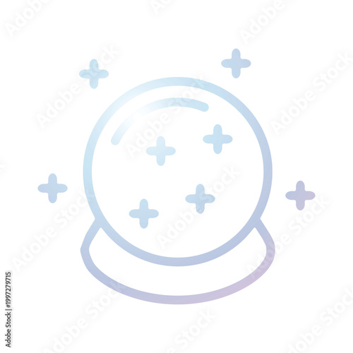 Magic Ball icon design template