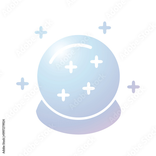 Magic Ball icon design template