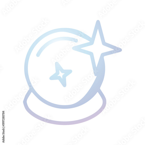 Magic Ball icon design template